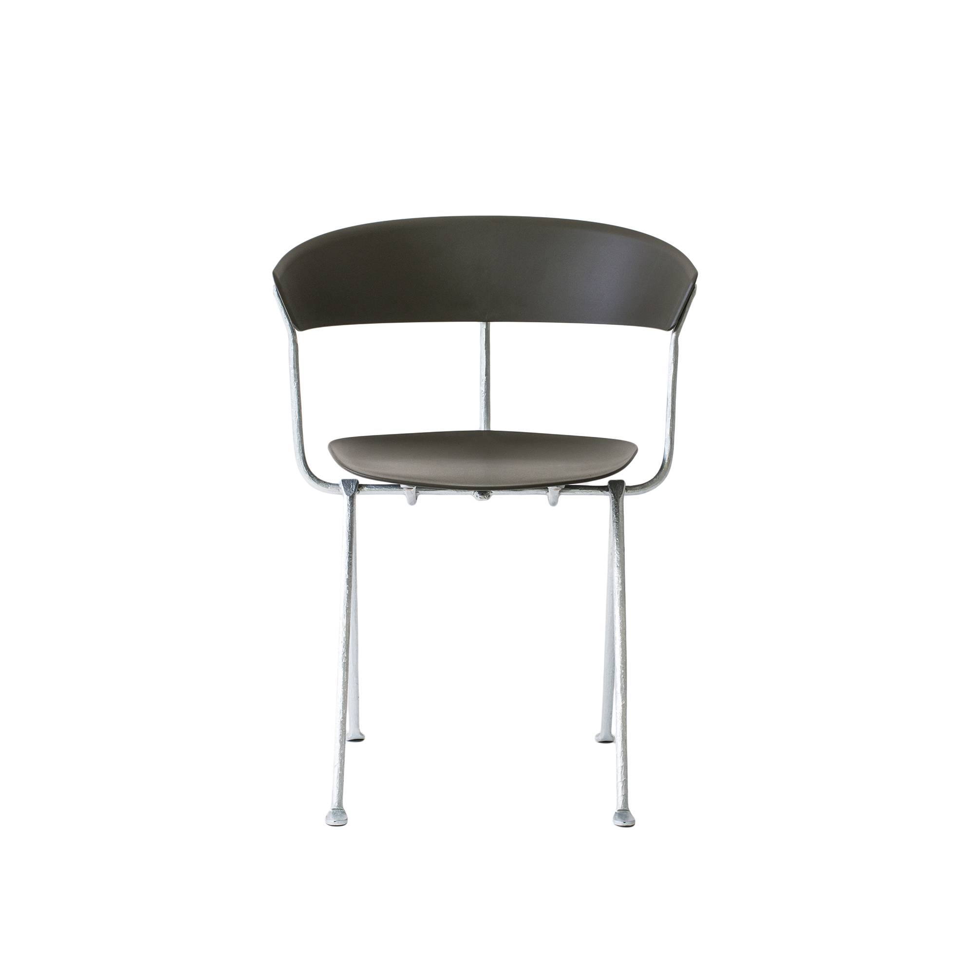 Magis - Officina Chair Black frame/Dark Green PP seat - Spisebordsstole - Ronan & Erwan Bouroullec - Grøn,Sort - Metal/Plast