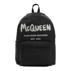 Alexander McQueen, Taske, Herre, Sort, ONE SIZE, Uld, Sort Bucket Bag & Rygsæk