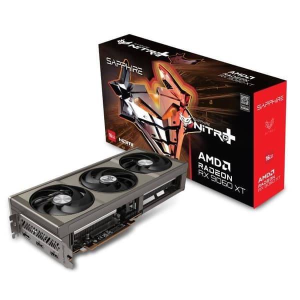 SAPPHIRE - Grafikkort - NITRO+ AMD RADEON™ RX 9060 XT GAMING OC - 16GB - DUAL HDMI / DP