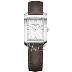 Baume & Mercier M0A10471 Hampton Sølvfarvet/Læder