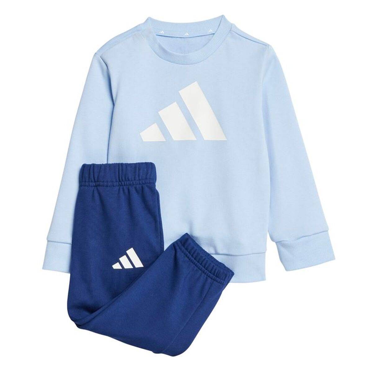 Sportstøj til Baby Adidas Big Logo French Terry Jogger Vand 1-2 Ã¥r