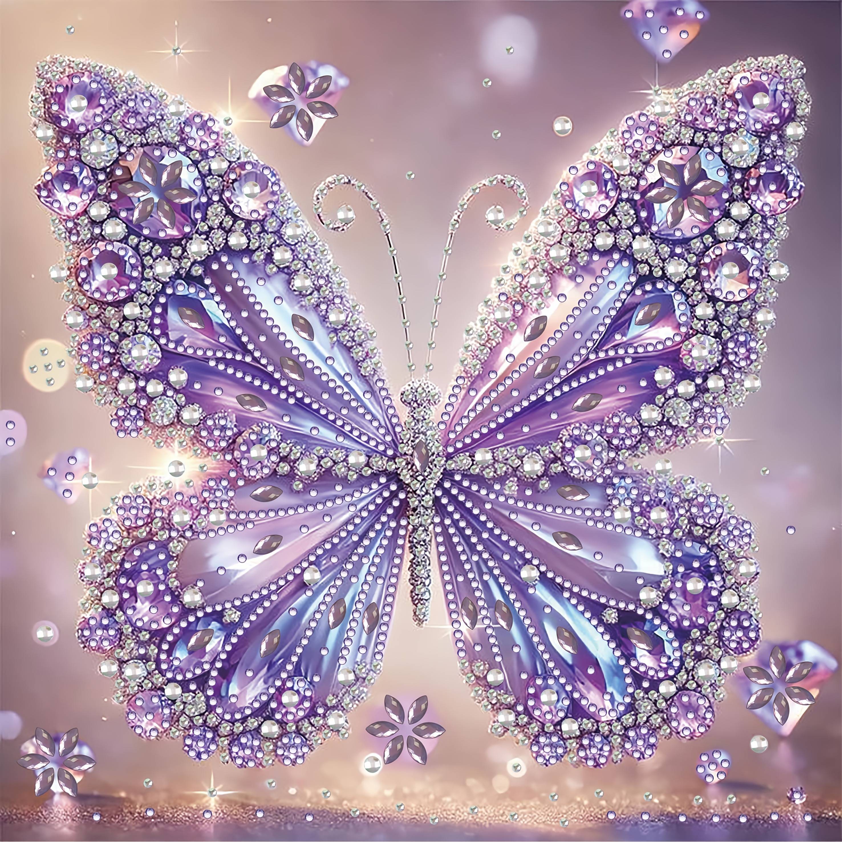 TEMU Diamond Painting Kit, Small Diy Craft With Partially Set Irregular Diamonds, Handmade Gift For Living Room, Bedroom, And Study Decorative Artwork 30cm/11.8in X 30cm/11.8in. Diamond Painting