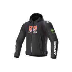 MC-Jakke Alpinestars FQ20 Zaca Air Monster, Sort/Hvid