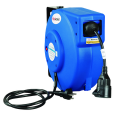 Flowconcept Automatisk Kabelopruller IP42 i blå - 15M