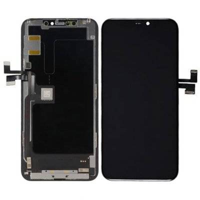 iPhone 11 Pro Max OLED Skärm med Glas - Svart