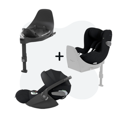 Cybex Cloud T + Sirona T + Base T Sepia Black (Plus) Package Deal