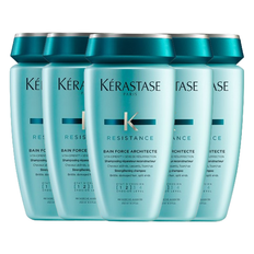 Kérastase Résistance Bain Force Architecte Shampoo 250ml x5