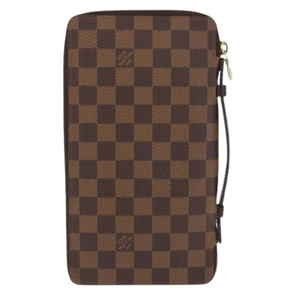 Louis Vuitton Vintage Pre-owned Vintage Clutch - Vintage - Dame - Brun - ONE SIZE - Læder