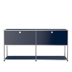 USM - USM Haller Credenza F2 - Steel Blue - Sideboards - Fritz Haller,Paul Schärer - Blå - Metal