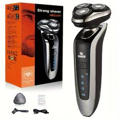 TEMU Men's Electric Razor, Electric Shavers For Men, Facial Shaver For Men, Rechargeable Razors For Shaving, Cordless Electric Shaver