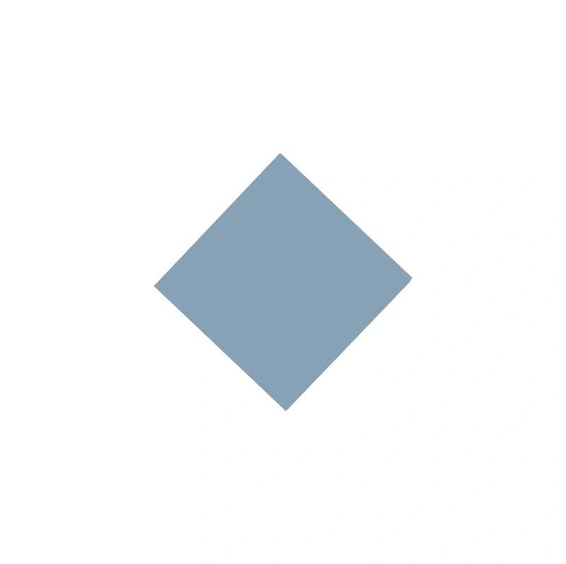 Fliser - Kvadrat 5 x 5 cm, lyseblå