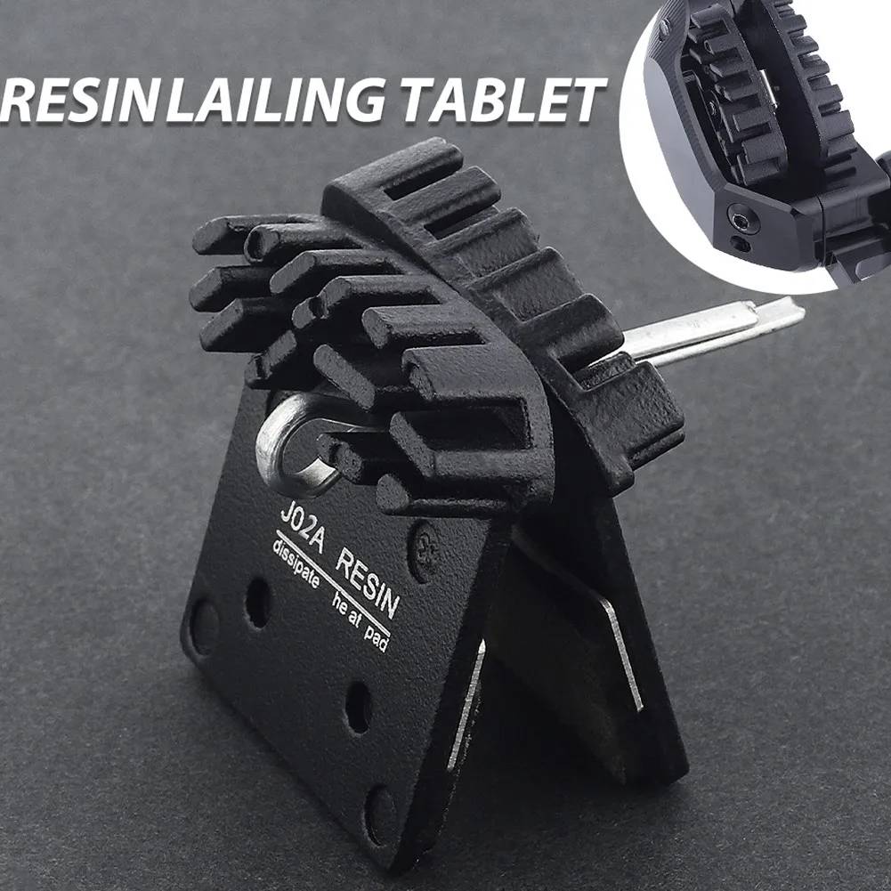 1 Pair MTB Bike J02A Resin Cooling Fin Ice  Tech Disc Brake Pads SLX Deore XT  XTR M8000 MTB Bicycle Hydraulic Brake  Resin Pads