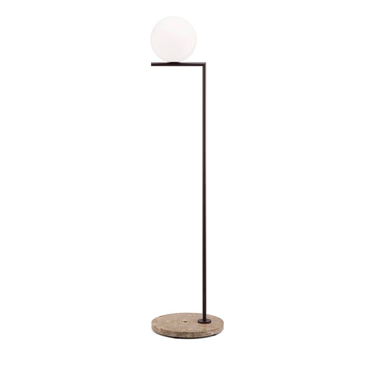 FLOS IC Lights F1 utomhus, mörkbrun