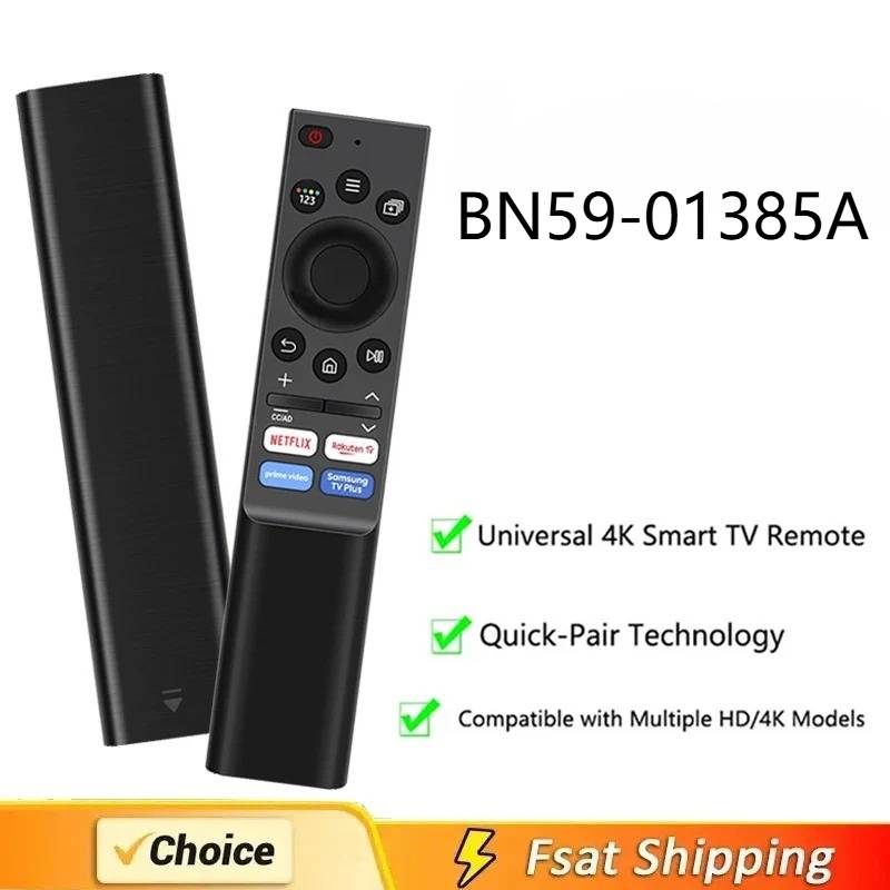 Remote Control for Samsung TV Replacement Universal Remote Compatible Frame Serif Crystal UHD Neo QLED OLED 4K 8K Smart TVs