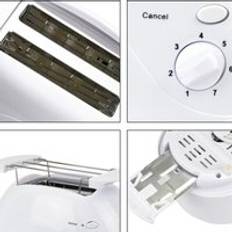 Elektrisk brödrost automatisk bröd bakmaskin toast smörgås grill ugn maker 2 skivor hushåll för frukost eu plug