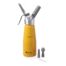 Vispgrädde sifon Kurt Scheller gul 0,5 L - Hendi 975855