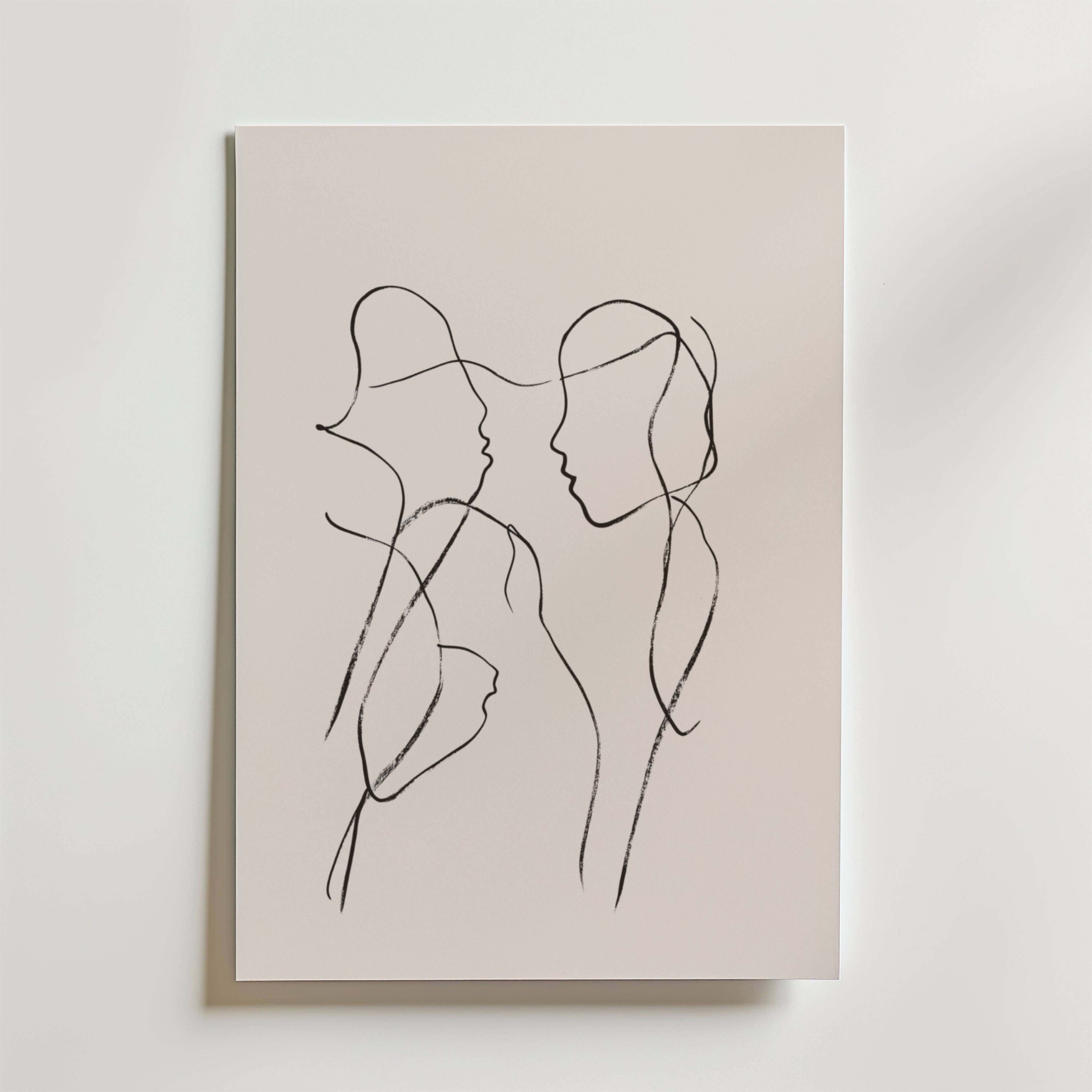 Lineage Whispers Poster - Fine Art Poster 100x140 cm