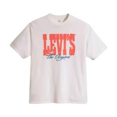 Levi's, Topp, Herr, Vit, M, Bomull, Vintage T-shirt med tryck