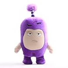 18 cm Oddbods Soft Plysch Söt Plysch Oddbod Cartoon Treasure Soldier Doll Leksakspresenter for barn (lila) (Color : Purple)