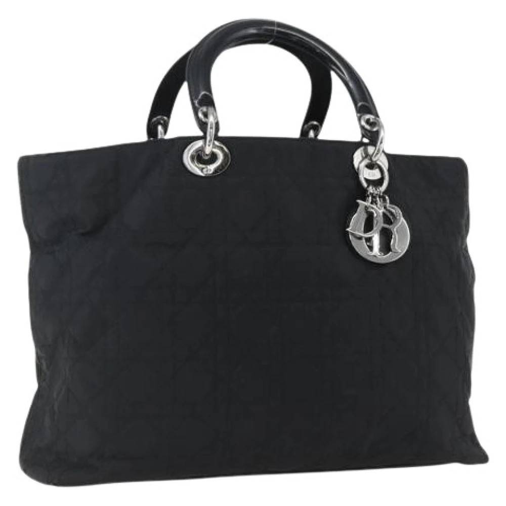 Dior Vintage Pre-owned Vintage Nylon Håndtaske - Vintage - Dame - Sort - ONE SIZE - Nylon