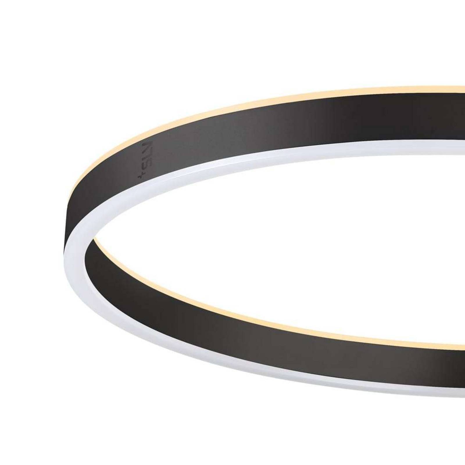 SLV Golvlampa One Straight, dimbar, Svart, Vardagsrum / matsal, Metall, Modern, Golvlampa