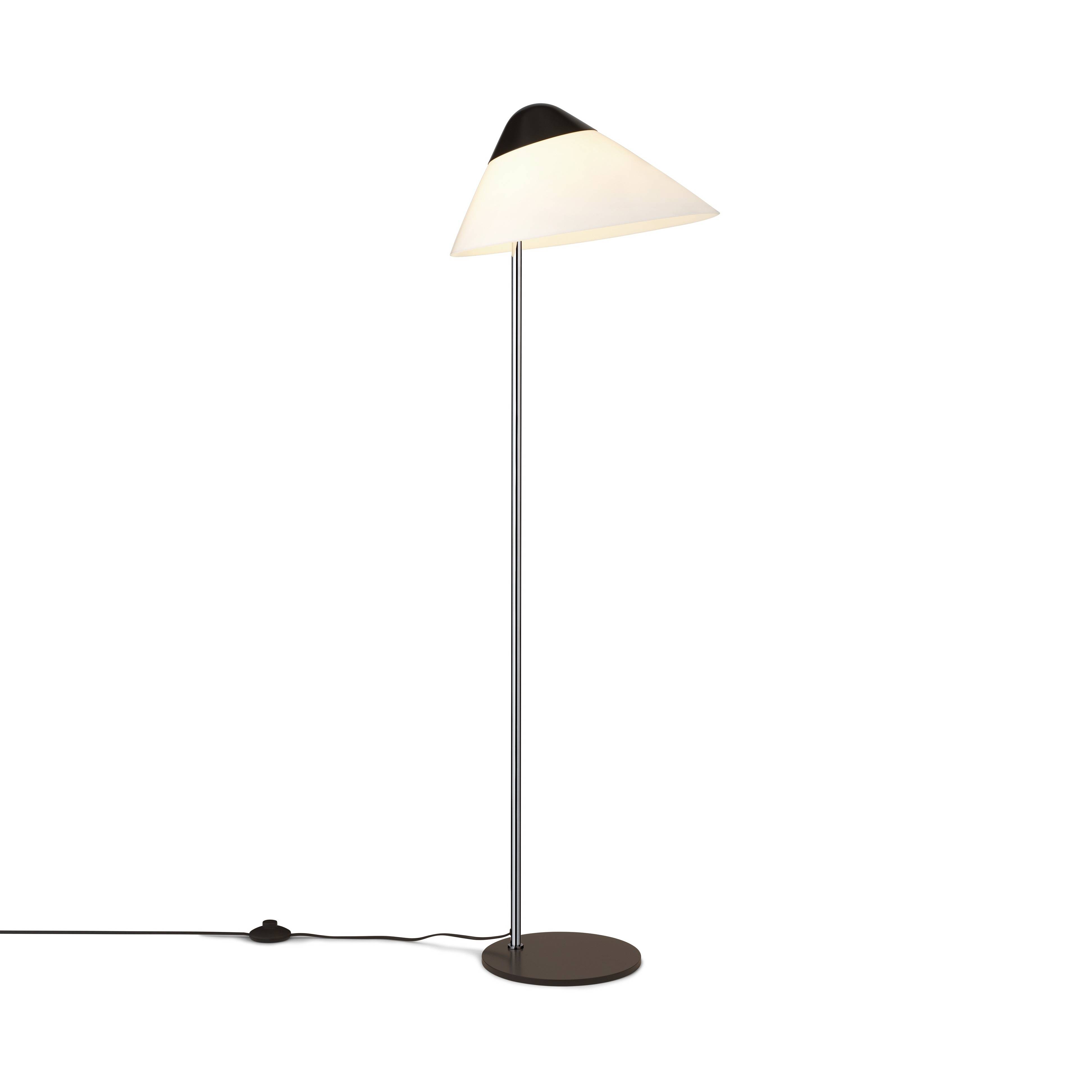 HJW03 Opala Midi Gulvlampe - Sort - Carl Hansen & Søn.