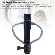 Neck Phone Holder Adjustable Angle Stable Support POV Cell Phone Mount Holder for Recording Outdoor