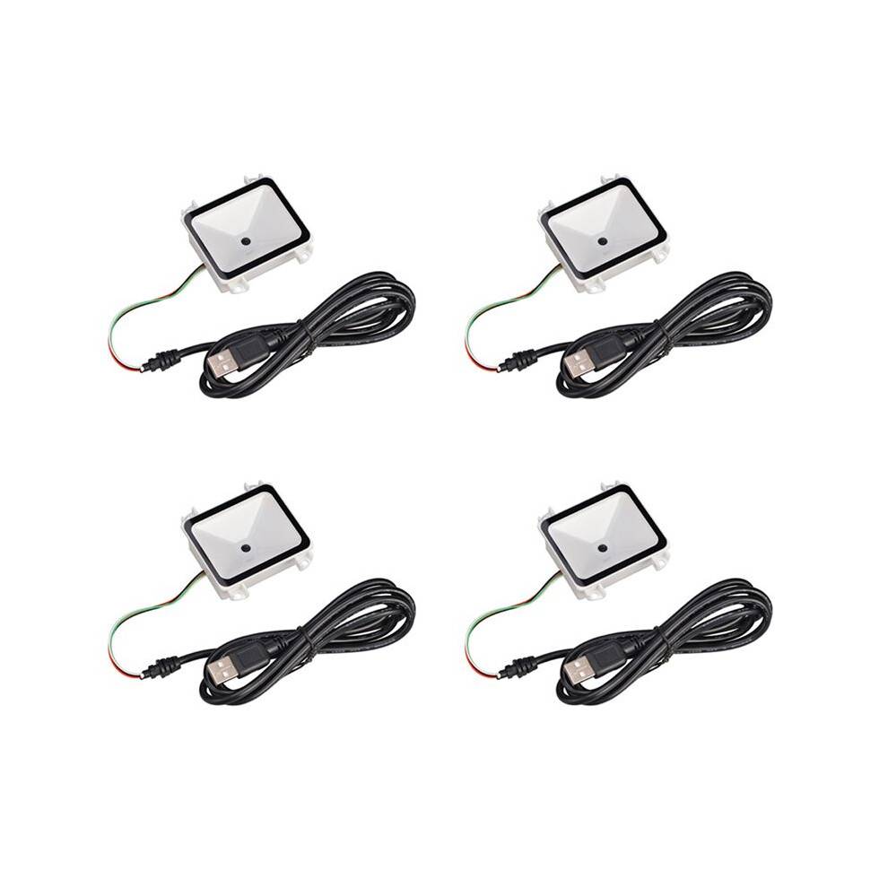 4X Embedded 2D Barcode Scanner USB QR Barcode Reader RS232 TTL Interface Kiosk Small Fixed Installation Barcode Printer