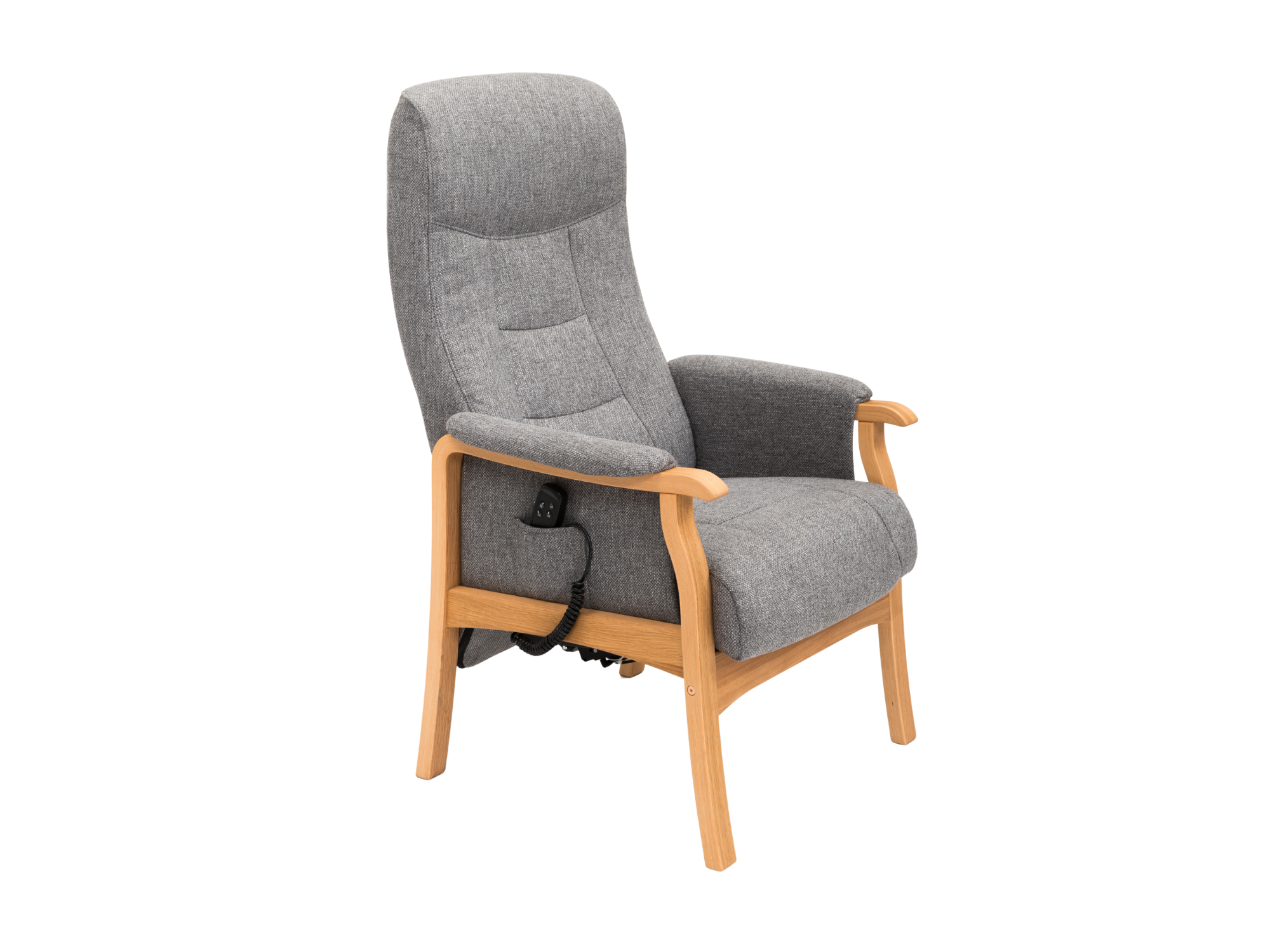 Hjort Knudsen - Odin 3238 otiumstol m. elektrisk sædeløft - Medium / Stof / Brego - 3594 Dark Blue
