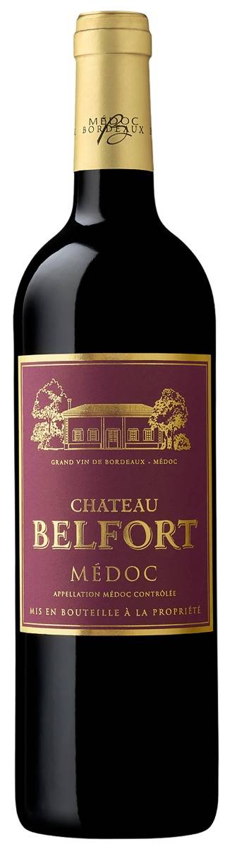 Chateau Belfort Médoc 2019 i trækasse