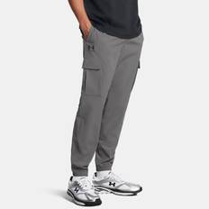 Men's Under Armour Vibe Woven Cargo Pants Castlerock / Black M