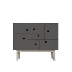 Zweed - Peep C1 Sideboard /white Oak - Slate Grey