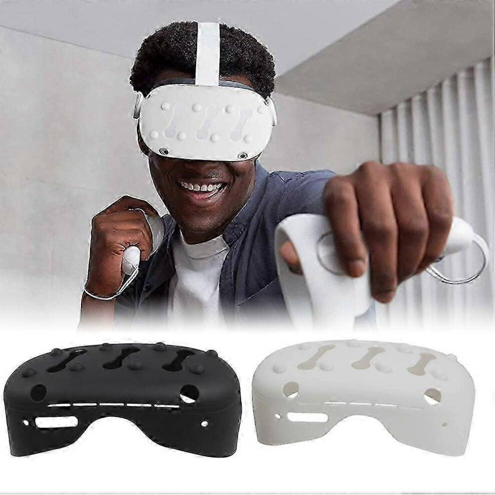 VR-headsetbeskyttende skal kompatibel med Oculus Quest 2 silikoneetui stødsikkert headsetcover