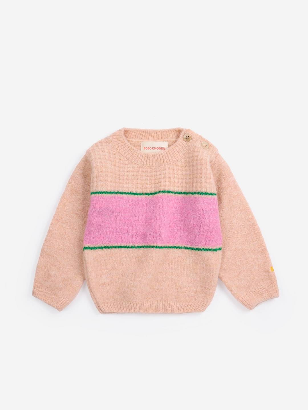 Bobo Choses Jumper Offwhite Offwhite 18 Months Hvid 18 måneder Drenge, Piger