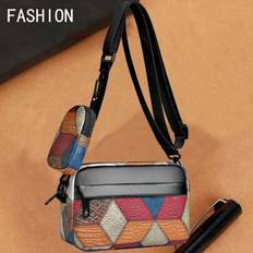 Ny Crossbody-väska för kvinnor Casual Fashion Shoulder Crossbody-väska Stor kapacitet Multifunktionell Crossbody-väska - Multifärgad - En-Storlek