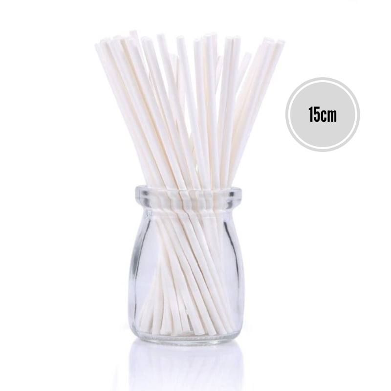 CakePops Pinnar Vita 15cm – 50st