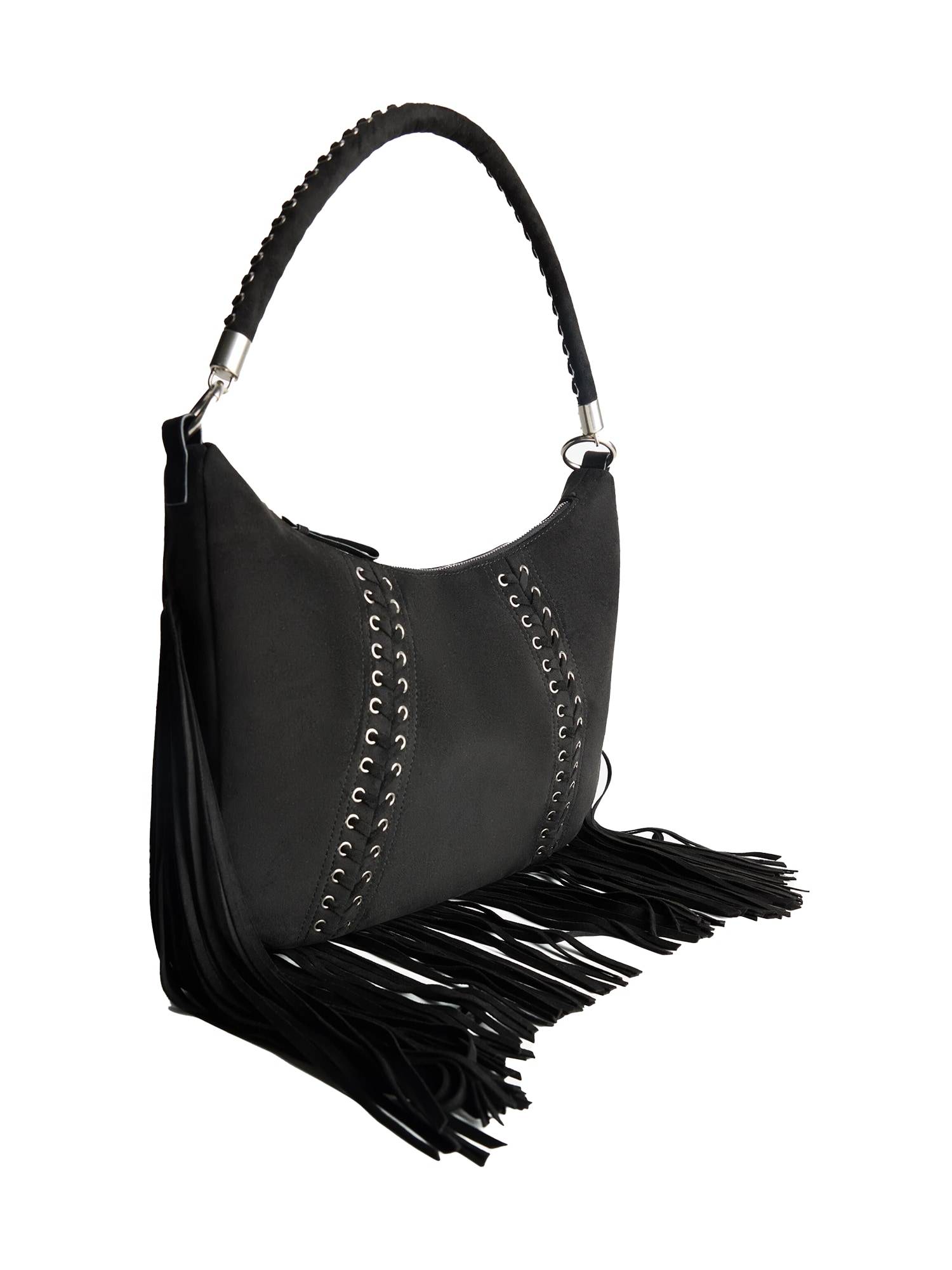 Bershka Skuldertaske  sort