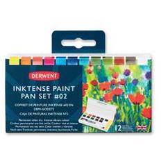 Derwent Inktense Paint Pan, 12 st