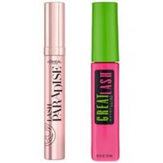 Luxplus L'Oreal Paradise Mascara Black & Maybelline Great Lash Mascara Very Black 2 st