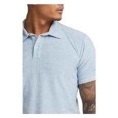 Les Deux Stayhard X Les Deux - Towel Po Dust, Male, Kläder, Tops, Blå, XL (XL)