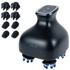 RELX EMS Head Spa IPX7 Waterproof Beauty Appliance Scalp Brush Scalp Care Gift Present Scalp Care (Domestic Manufacturer) (Matte Black)