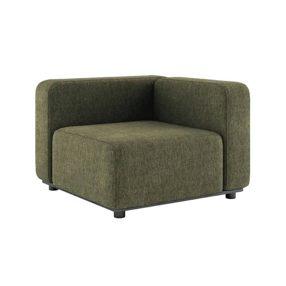 SACKit Cobana Lounge Sofa - Corner Section  Olive