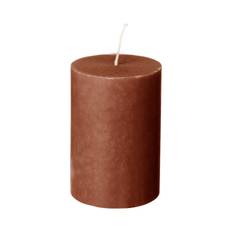 Blockljus Stearin 10x7cm Ljus Brun