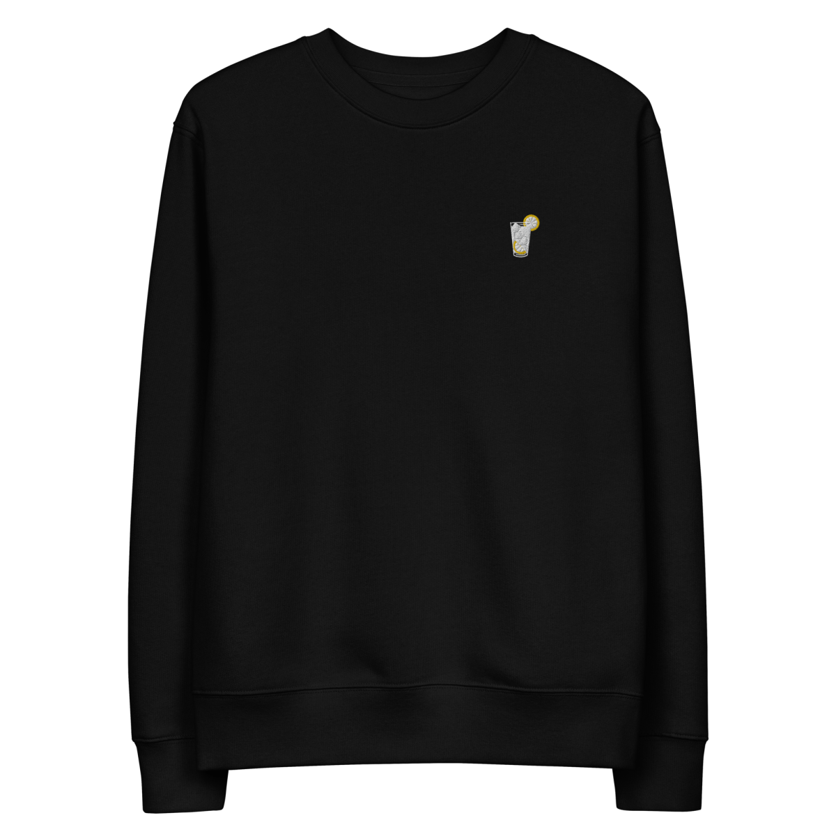 The Gin & Tonic Glass eco sweatshirt - Black (2XL)
