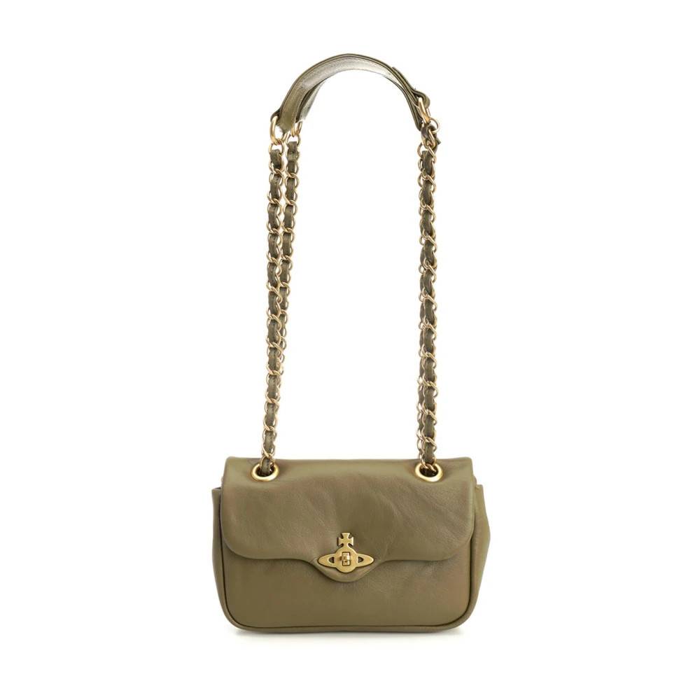 Vivienne Westwood Anita Shoulder Bag - Tasker - Dame - Grøn - ONE SIZE - Uld
