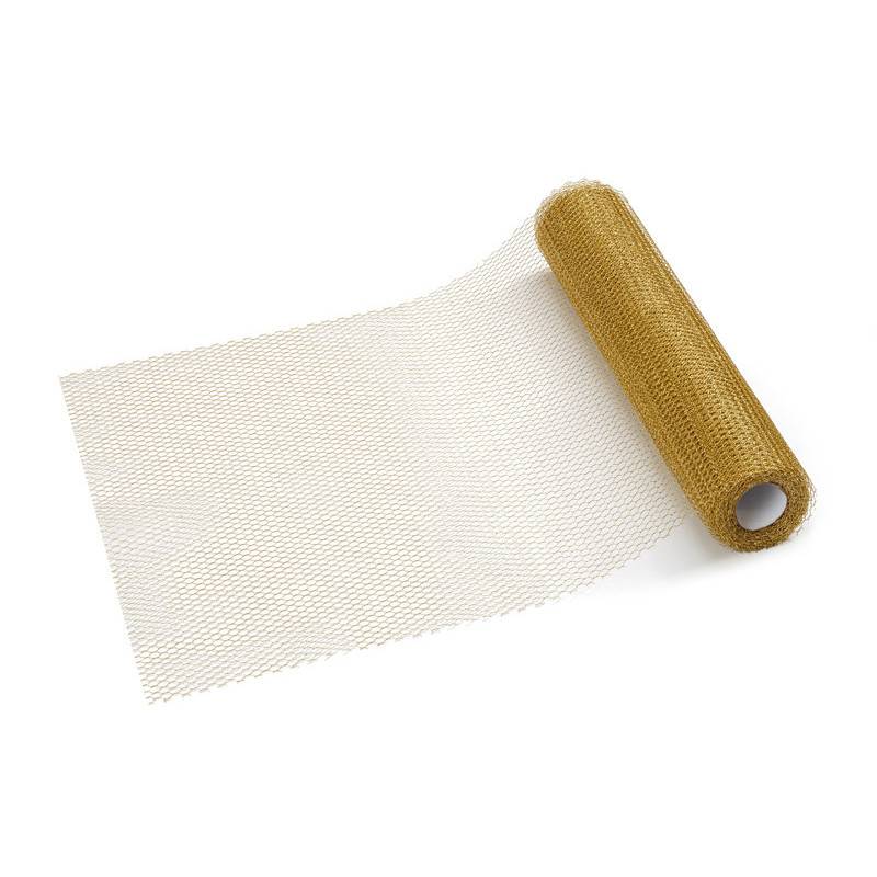 Bordløber Guld Metallic i Net 36 cm x 9 m