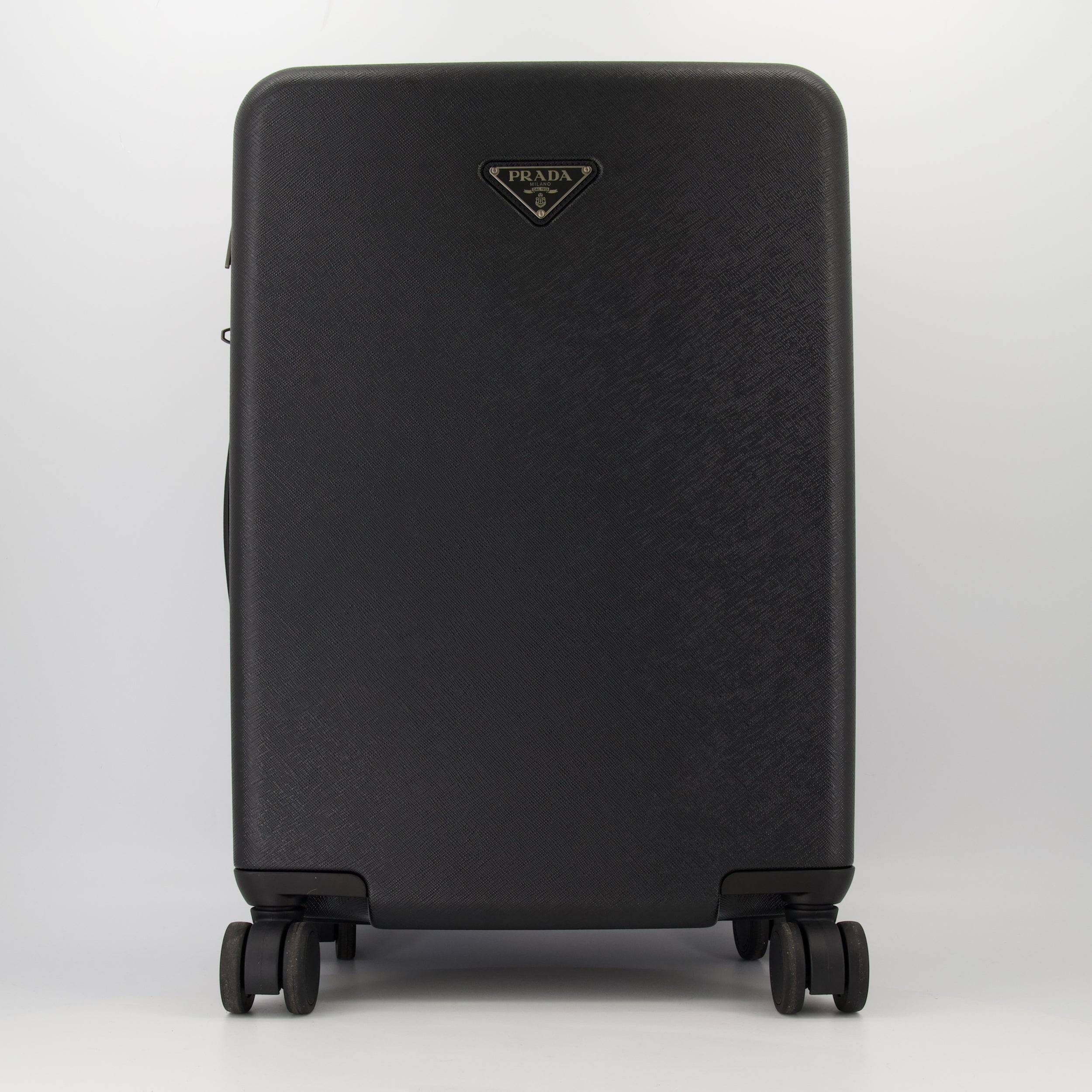 Leather Rolling Luggage - One-Size