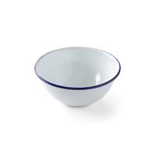 Salladsskål vit emaljerat stål Ø 160x(H)75 mm, Hendi
