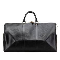 Louis Vuitton Vintage, Vintage , Dame, Sort, ONE SIZE, Læder, Pre-owned Leather Weekend Bag