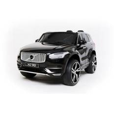 Volvo XC90 elbil til børn, 2x12V med gummihjul, Sort